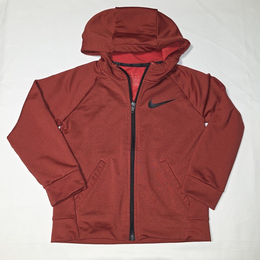 Nike Kids Red Dri-Fit Full Zip Hoodie Size 4 XS